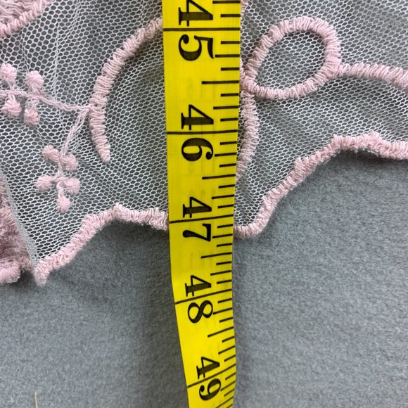 **SOLD**Indigo Poppy Duster Womens S/M Pink Boho Lace Kimono Floral Topper - Picture 8 of 12